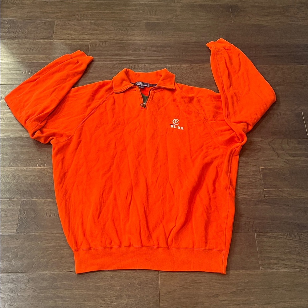 Polo Ralph Lauren CP-92 quarter zip sweatshirt shirt Vintage Mens XL